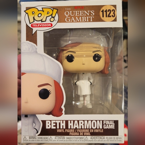 Funko Other - Funko Pop! Beth Harmon in White Outfit